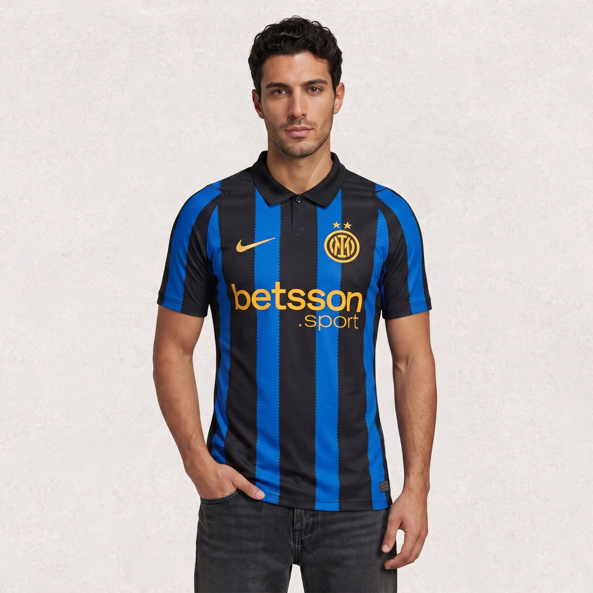 Maillot Inter Milan domicile 2026/27 pour adulte, environ 65–80 cm de longueur