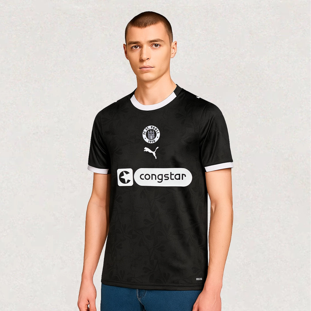 Maillot PUMA FC St. Pauli troisième tenue 2025/26, version supporter, environ 68–82 × 48–66 cm