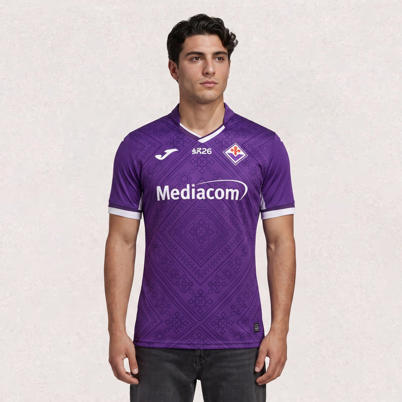 Maillot Fiorentina domicile 2026/27 pour adulte, environ 65–80 cm de longueur