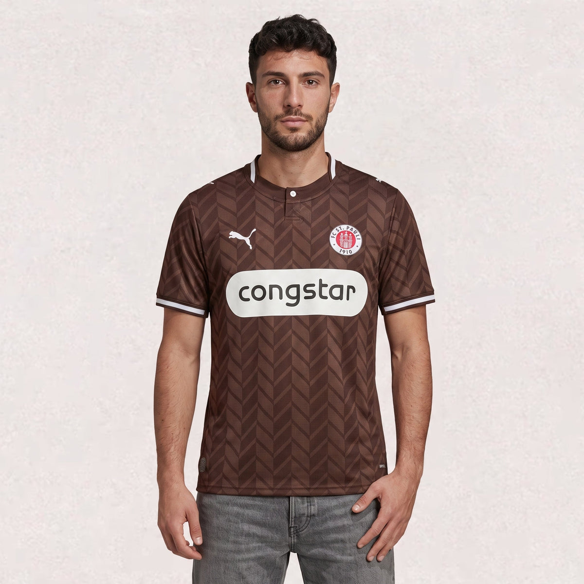Maillot PUMA FC St. Pauli domicile 2026/27 adulte, environ 68–82 cm de longueur