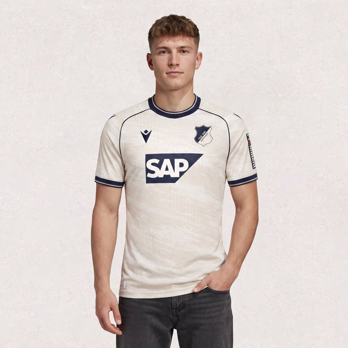 Maillot extérieur Hoffenheim 2026/27, version supporter adulte, environ 68–82 × 48–66 cm