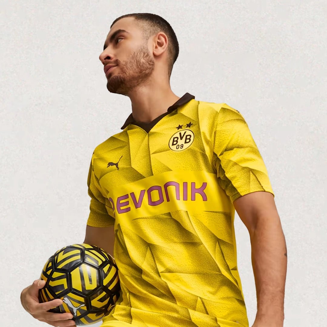Maillot Borussia Dortmund troisième tenue 2023/24 pour adulte, longueur d’environ 68–82 cm